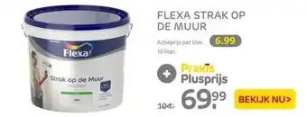 Praxis Flexa strak op de muur aanbieding