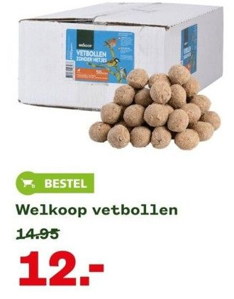 Welkoop Welkoop vetbollen aanbieding