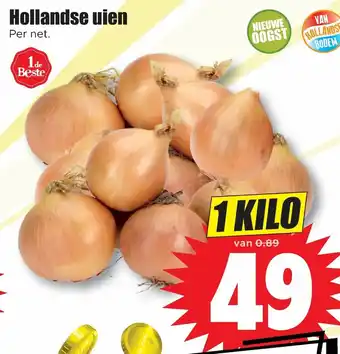 Dirk Hollandse uien aanbieding