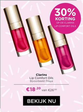 ICI Paris XL Clarins aanbieding