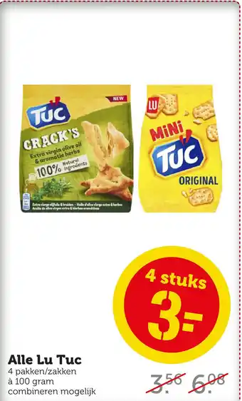 Coop Alle lu tuc aanbieding