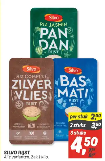 Dekamarkt Silvo rijst aanbieding