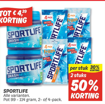 Dekamarkt Sportlife aanbieding