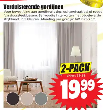 Dirk Verduisterende gordijnen aanbieding