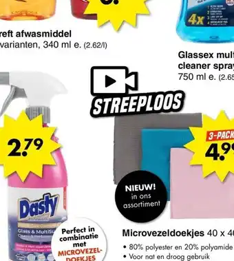 Wibra Microvezeldoekjes 40 x 40 cm aanbieding