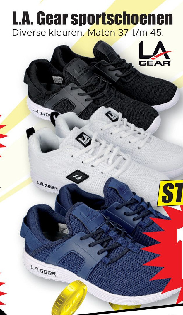 L.a. gear sportschoenen aanbieding bij Dirk