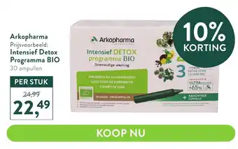 Holland & Barrett Arkopharma intensief detox programma bio aanbieding