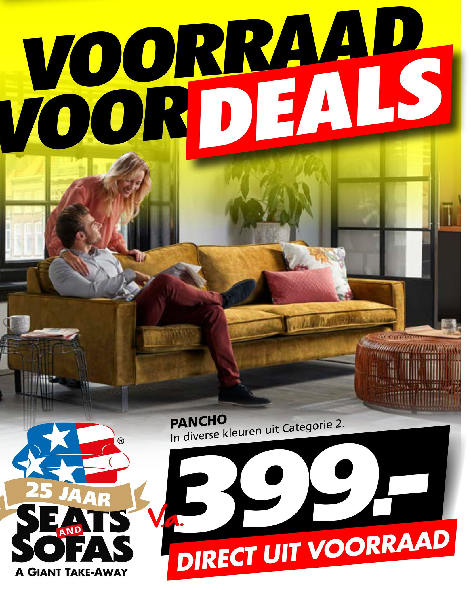 Pancho aanbieding bij Seats and Sofas