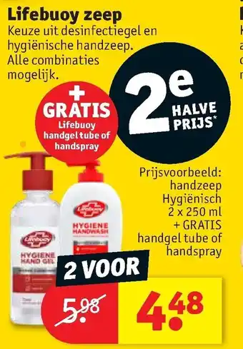 Kruidvat Lifebuoy zeep 250ml aanbieding