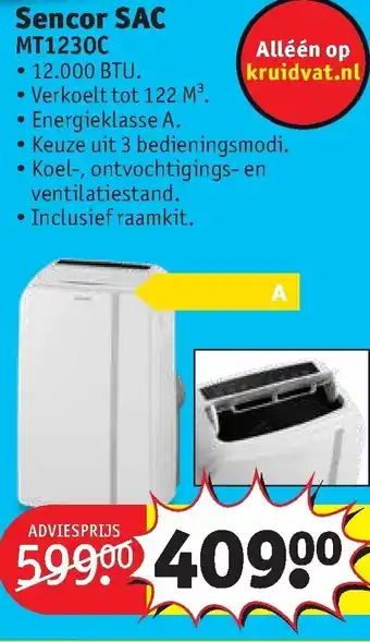 Kruidvat Sencor sac aanbieding