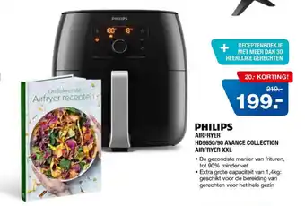 Electroworld PHILIPS Airfryer HD9650/90 Avance collection airfryer XXL aanbieding