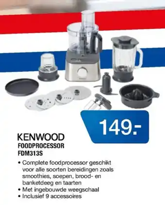 Electroworld KENWOOD Foodprocessor FDM3135 aanbieding