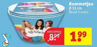 Kruidvat Kommetjes 13cm aanbieding