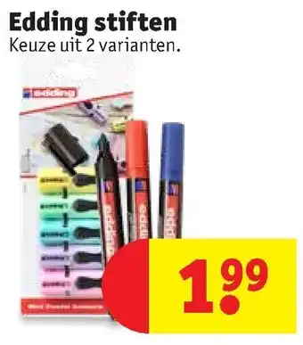 Kruidvat Edding stiften aanbieding