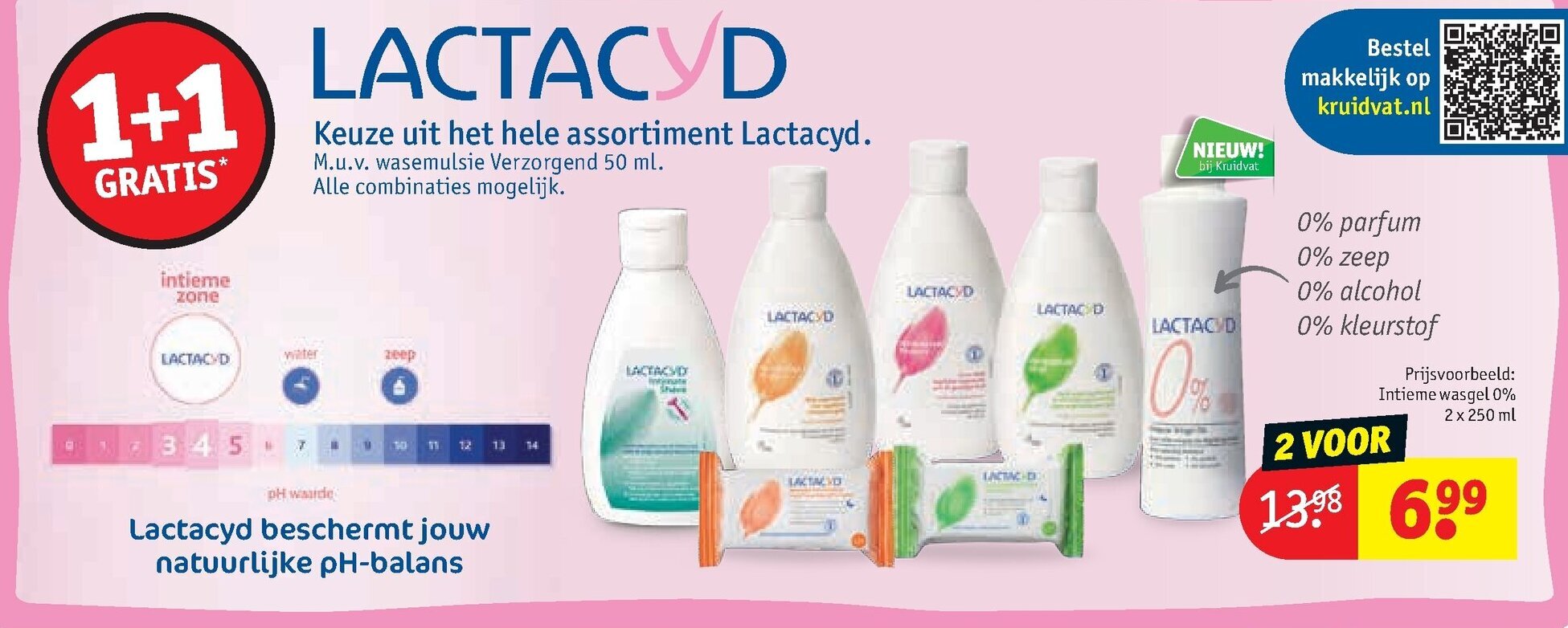 Lactacyd 250ml aanbieding bij Kruidvat