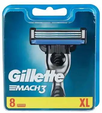 Stuntpakker Gillette scheermesjes mach3, 8 stuks aanbieding