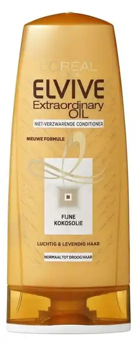 Drogisterij.net Loreal paris elvive extraordinary oil kokos conditioner aanbieding