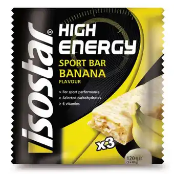 Drogisterij.net Isostar high energy sportvoeding reep banaan aanbieding