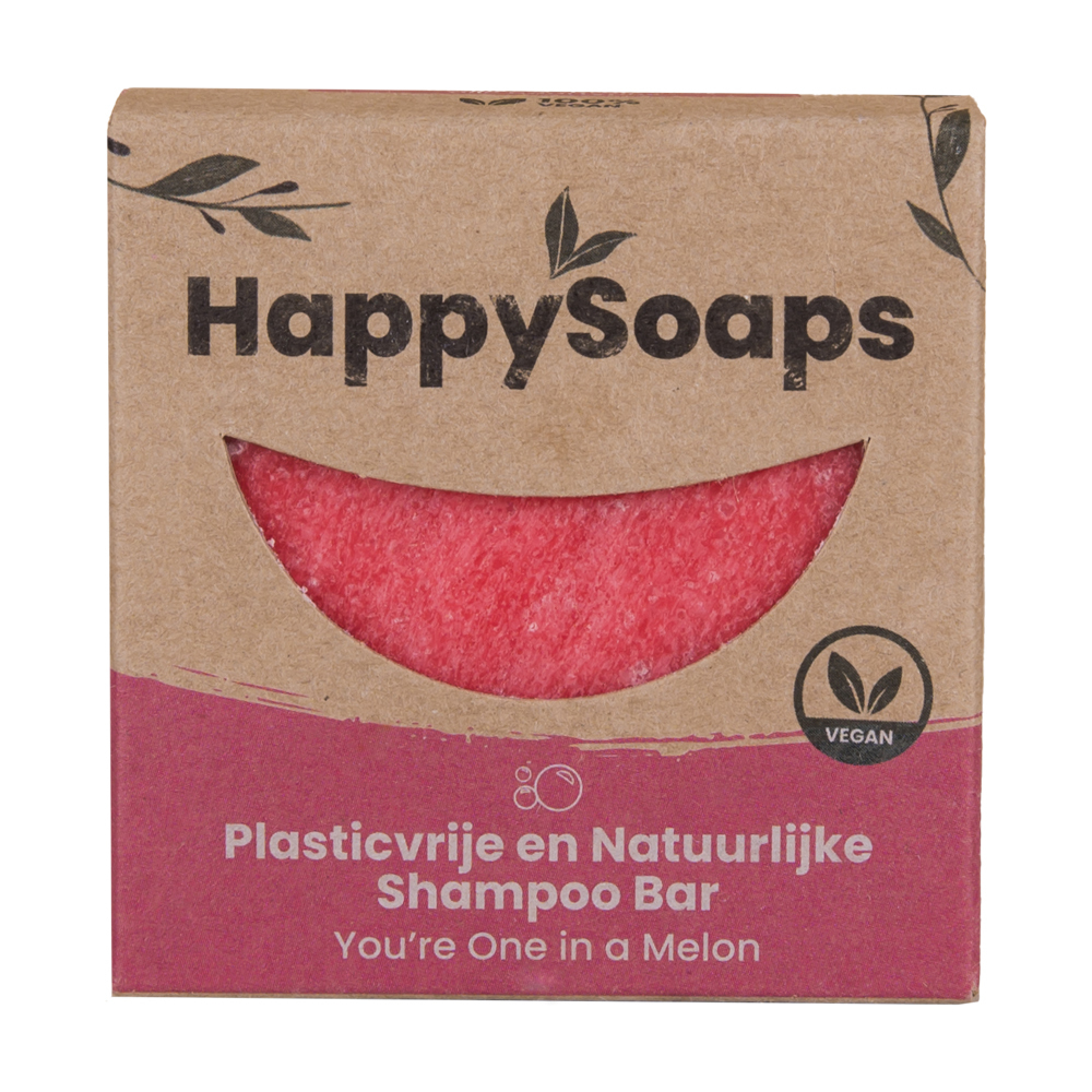 Happy soaps you re one in a melon shampoo bar aanbieding bij