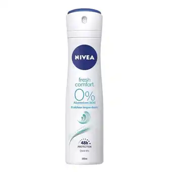 Drogisterij.net Nivea deodorant deospray fresh comfort alu-free aanbieding