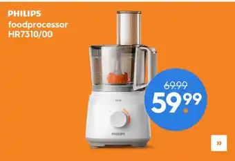 Blokker Philips hr7310/00 foodprocessor daily wit 2,1l 700w aanbieding