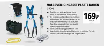 Isero Valbeveiligingsset platte daken aanbieding