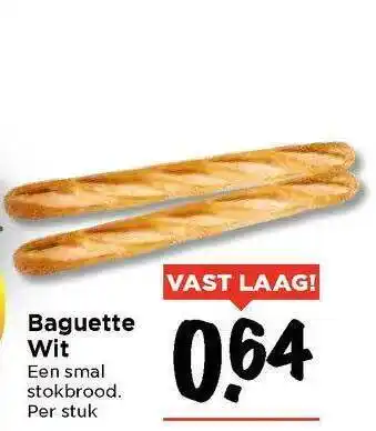 Vomar Voordeelmarkt Baguette Wit aanbieding