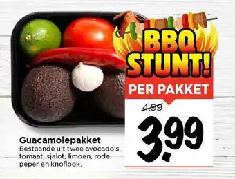 Vomar Voordeelmarkt Guacamolepakket aanbieding