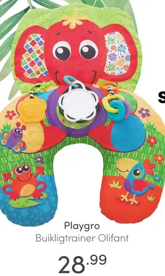 Baby & Tiener Playgro Buikligtrainer Olifant aanbieding