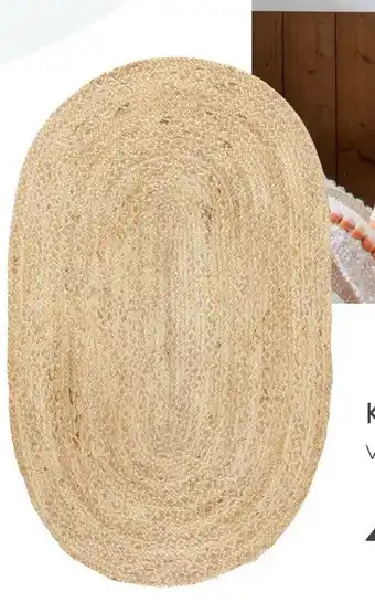 Baby & Tiener KidsDepot vloerkleed Jute aanbieding