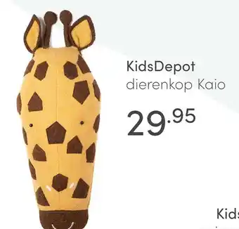 Baby & Tiener KidsDepot dierenkop Kaid aanbieding