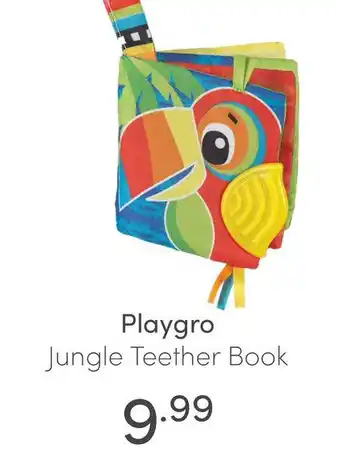 Baby & Tiener Playgro Jungle Teether Book aanbieding