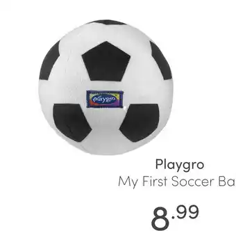 Baby & Tiener Playgro My First Soccer Ball aanbieding