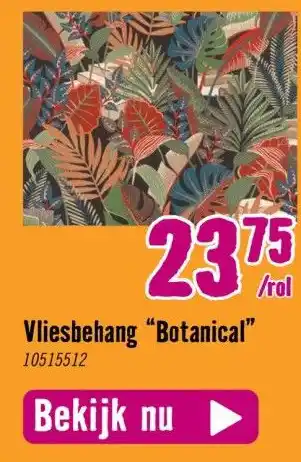 Hornbach Vliesbehang "botanical" 10515512 aanbieding