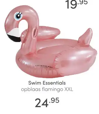 Baby & Tiener Swim Essentials opblaas flamingo XXL aanbieding