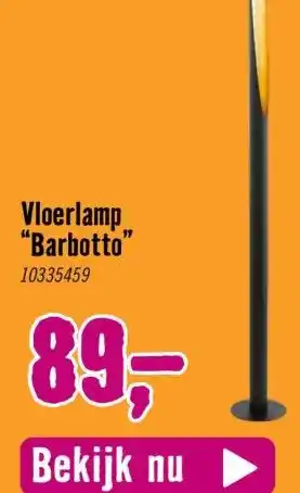 Hornbach Vloerlamp "barbotto" 10335459 aanbieding