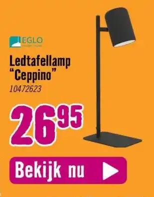 Hornbach Ledtafellamp "ceppino" 10472623 aanbieding