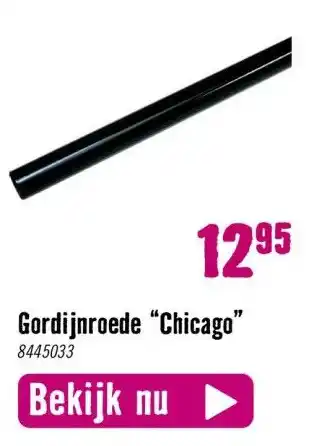 Hornbach Gordijnroede "chicago" 8445033 aanbieding