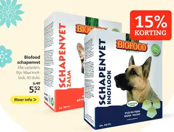 Boerenbond Biofood schapenvet aanbieding