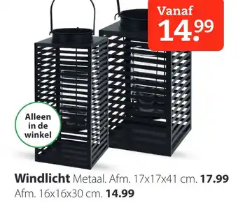 Boerenbond Windlicht aanbieding