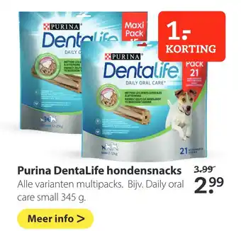 Boerenbond Purina DentaLife hondensnacks aanbieding