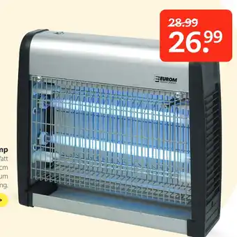 Boerenbond Eurom vliegenlamp aanbieding