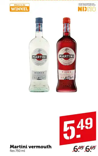 Coop Martini vermouth aanbieding