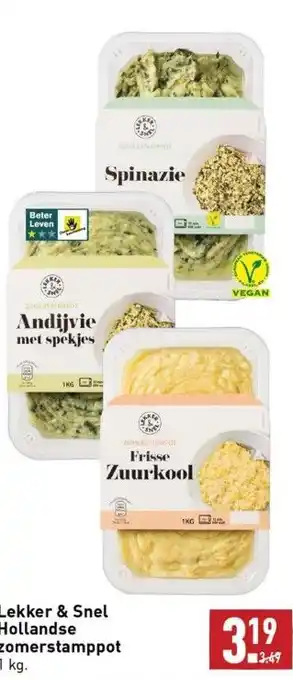 ALDI Lekker & snel hollandse zomerstamppot aanbieding