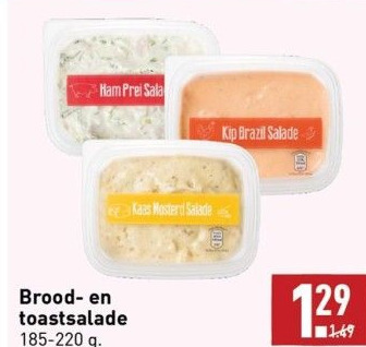 ALDI Brood- en toastsalade aanbieding