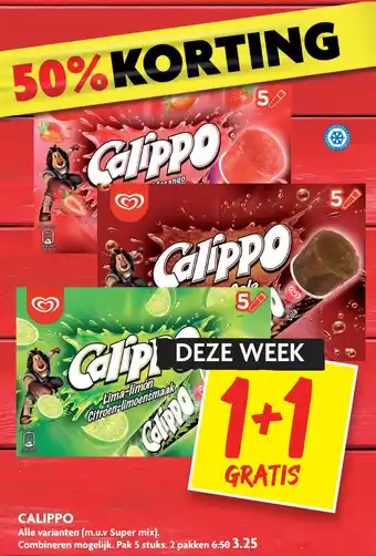 Dekamarkt Calippo aanbieding