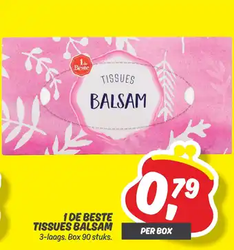 Dekamarkt 1De Beste Tissues Balsam aanbieding