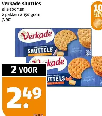 Poiesz Verkade shuttles aanbieding