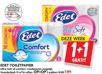 Dekamarkt Edet Toiletpapier aanbieding