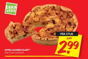 Dekamarkt Appel-Kaneeltaart aanbieding